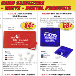 Hand Sanitizers - Mints - Dental Products